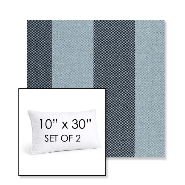 Picture of Rothko Oceanfront | Set of 2 | 10" X 30" Sunbrella Outdoor Throw Pillows with Premium Inserts
