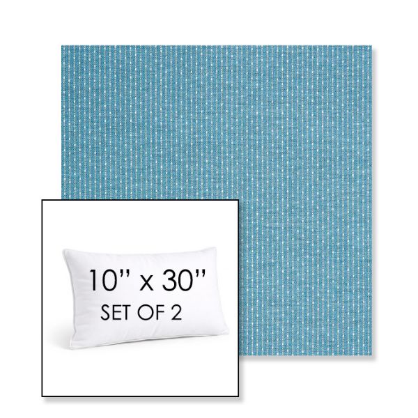 Picture of Solo Sky | Set of 2 | 10" X 30" Sunbrella Outdoor Throw Pillows with Premium Inserts