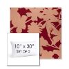 Picture of Sonny Cherry Pop | Set of 2 | 10" X 30" Sunbrella Outdoor Throw Pillows with Premium Inserts