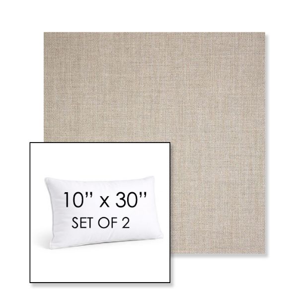 Picture of Switch Flax | Set of 2 | 10" X 30" Sunbrella Outdoor Throw Pillows with Premium Inserts