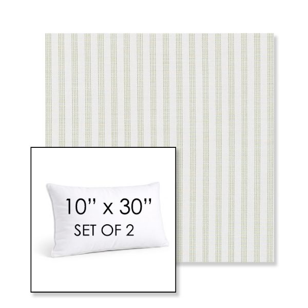 Picture of Tap Pear | Set of 2 | 10" X 30" Sunbrella Outdoor Throw Pillows with Premium Inserts