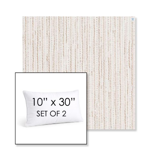 Picture of Tectonic Parchment | Set of 2 | 10" X 30" Sunbrella Outdoor Throw Pillows with Premium Inserts