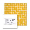 Picture of Toggle Lemon Drop | Set of 2 | 10" X 30" Sunbrella Outdoor Throw Pillows with Premium Inserts