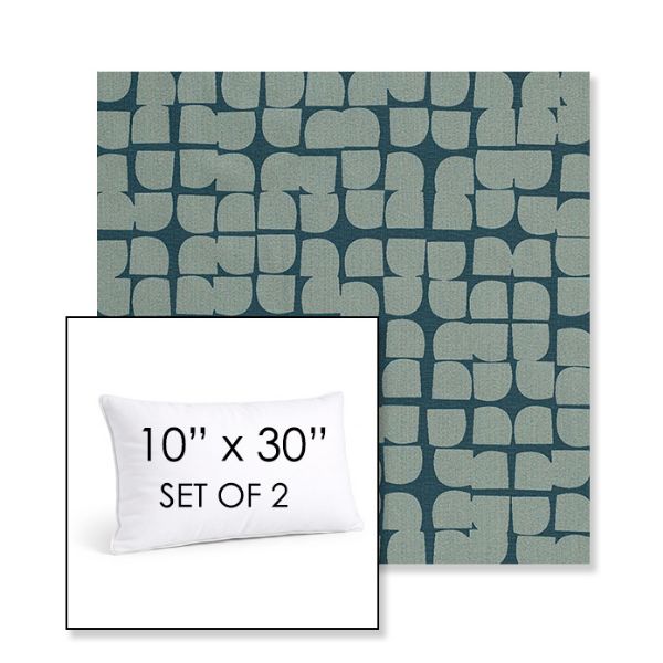 Picture of Toggle Splash | Set of 2 | 10" X 30" Sunbrella Outdoor Throw Pillows with Premium Inserts