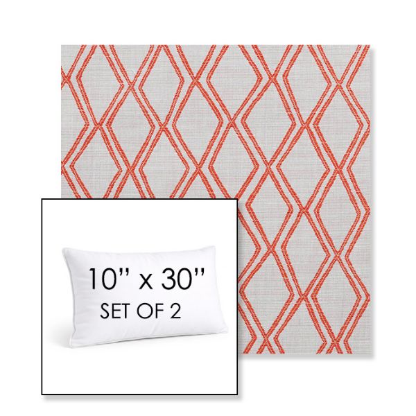 Picture of Voyage Tamale | Set of 2 | 10" X 30" Sunbrella Outdoor Throw Pillows with Premium Inserts