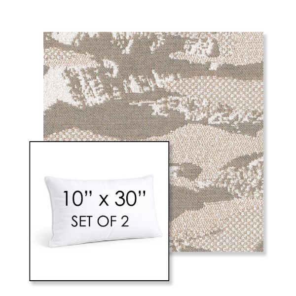 Picture of Yama Fuji | Set of 2 | 10" X 30" Sunbrella Outdoor Throw Pillows with Premium Inserts