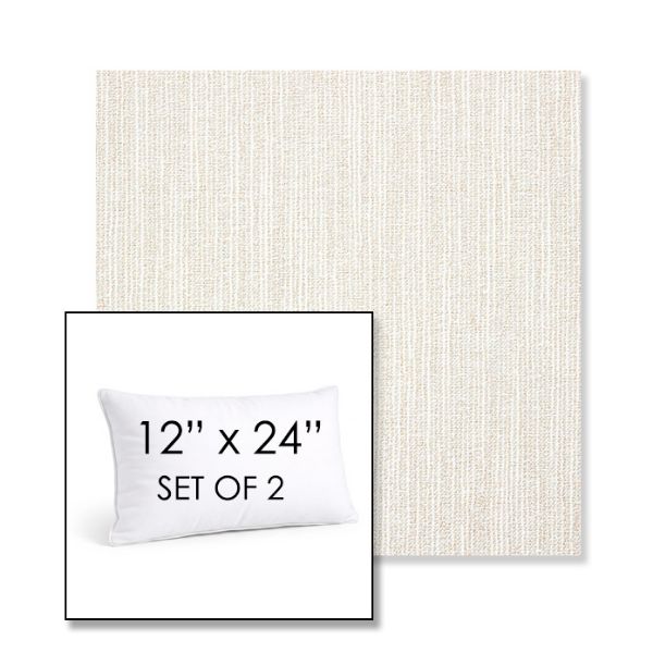 Picture of Adena Canvas | Set of 2 | 12" X 24" Sunbrella Outdoor Throw Pillows with Premium Inserts