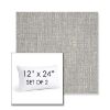 Picture of Adena Pebble | Set of 2 | 12" X 24" Sunbrella Outdoor Throw Pillows with Premium Inserts