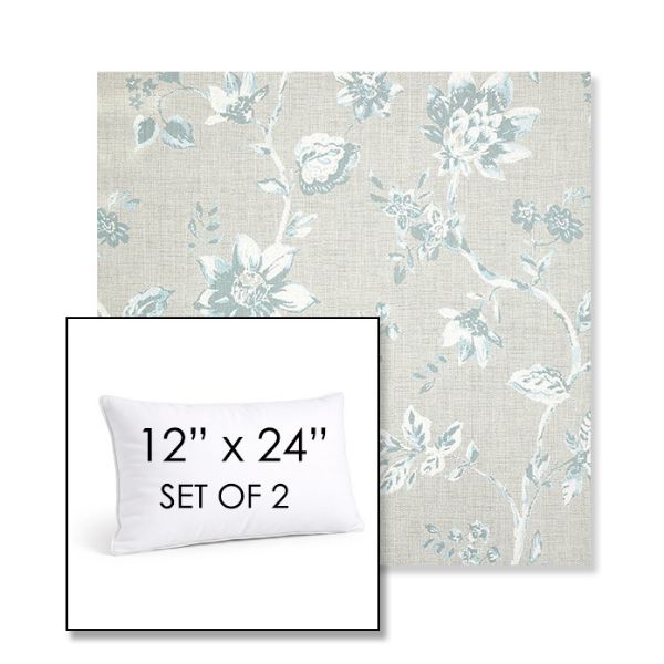 Picture of Ariana Dew | Set of 2 | 12" X 24" Sunbrella Outdoor Throw Pillows with Premium Inserts