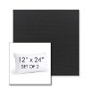 Picture of Canvas Black | Set of 2 | 12" X 24" Sunbrella Outdoor Throw Pillows with Premium Inserts