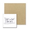 Picture of Canvas Heather Beige | Set of 2 | 12" X 24" Sunbrella Outdoor Throw Pillows with Premium Inserts