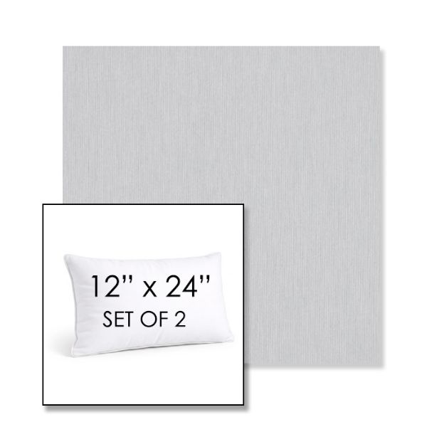 Picture of Canvas Marble | Set of 2 | 12" X 24" Sunbrella Outdoor Throw Pillows with Premium Inserts