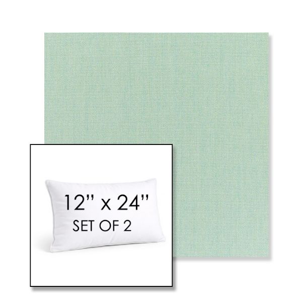 Picture of Canvas Spa | Set of 2 | 12" X 24" Sunbrella Outdoor Throw Pillows with Premium Inserts