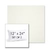 Picture of Canvas White | Set of 2 | 12" X 24" Sunbrella Outdoor Throw Pillows with Premium Inserts
