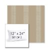Picture of Caper Camel | Set of 2 | 12" X 24" Sunbrella Outdoor Throw Pillows with Premium Inserts