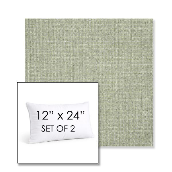 Picture of Cast Oasis | Set of 2 | 12" X 24" Sunbrella Outdoor Throw Pillows with Premium Inserts