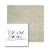 Picture of Chartres Pebble | Set of 2 | 12" X 24" Sunbrella Outdoor Throw Pillows with Premium Inserts