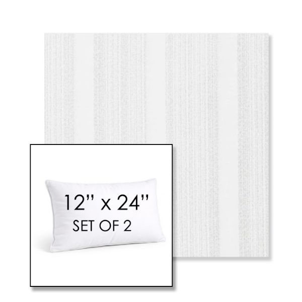Picture of Compose Linen | Set of 2 | 12" X 24" Sunbrella Outdoor Throw Pillows with Premium Inserts