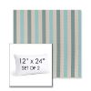 Picture of Costa Clearwater | Set of 2 | 12" X 24" Sunbrella Outdoor Throw Pillows with Premium Inserts