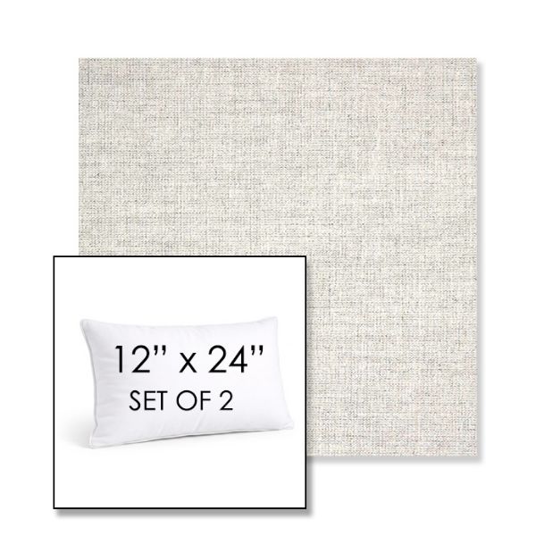 Picture of Crush Cloud | Set of 2 | 12" X 24" Sunbrella Outdoor Throw Pillows with Premium Inserts