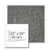 Picture of Crush Pewter | Set of 2 | 12" X 24" Sunbrella Outdoor Throw Pillows with Premium Inserts