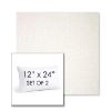Picture of Crush Snow | Set of 2 | 12" X 24" Sunbrella Outdoor Throw Pillows with Premium Inserts