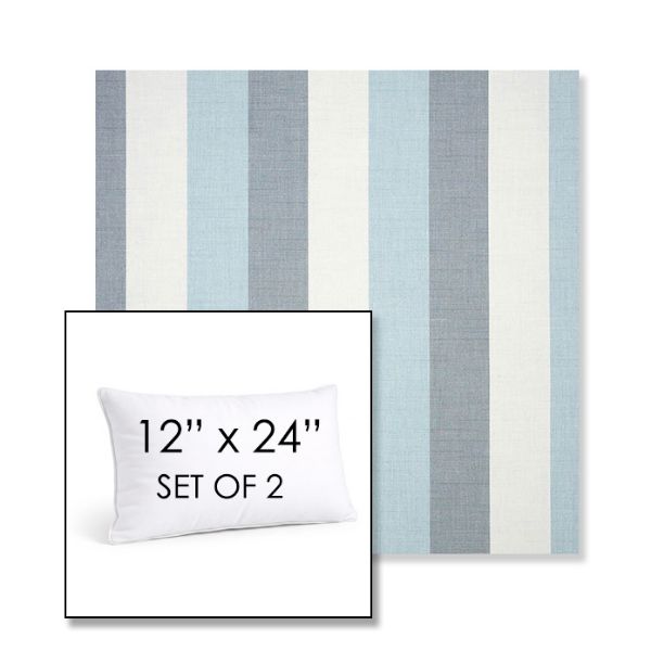 Picture of Direction Dew | Set of 2 | 12" X 24" Sunbrella Outdoor Throw Pillows with Premium Inserts