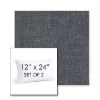 Picture of Dither Slate | Set of 2 | 12" X 24" Sunbrella Outdoor Throw Pillows with Premium Inserts