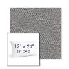 Picture of Dumont Slate | Set of 2 | 12" X 24" Sunbrella Outdoor Throw Pillows with Premium Inserts