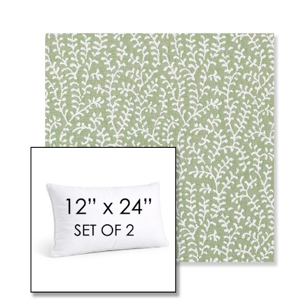 Picture of Eberly Spring | Set of 2 | 12" X 24" Sunbrella Outdoor Throw Pillows with Premium Inserts