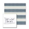 Picture of Excel Denim | Set of 2 | 12" X 24" Sunbrella Outdoor Throw Pillows with Premium Inserts