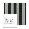Picture of Expressive Mist | Set of 2 | 12" X 24" Sunbrella Outdoor Throw Pillows with Premium Inserts
