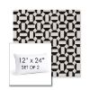 Picture of Hoopla Panda | Set of 2 | 12" X 24" Sunbrella Outdoor Throw Pillows with Premium Inserts