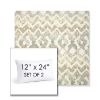 Picture of Inga Marble | Set of 2 | 12" X 24" Sunbrella Outdoor Throw Pillows with Premium Inserts