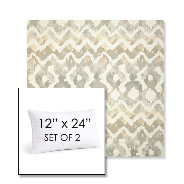 Picture of Inga Marble | Set of 2 | 12" X 24" Sunbrella Outdoor Throw Pillows with Premium Inserts