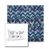 Picture of Inga Waterscape | Set of 2 | 12" X 24" Sunbrella Outdoor Throw Pillows with Premium Inserts