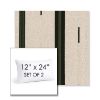 Picture of Khaima Moringa | Set of 2 | 12" X 24" Sunbrella Outdoor Throw Pillows with Premium Inserts