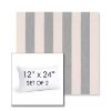 Picture of Leisure Denim | Set of 2 | 12" X 24" Sunbrella Outdoor Throw Pillows with Premium Inserts