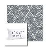 Picture of Linnaeus Indigo | Set of 2 | 12" X 24" Sunbrella Outdoor Throw Pillows with Premium Inserts