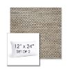 Picture of Litchfield Pebble | Set of 2 | 12" X 24" Sunbrella Outdoor Throw Pillows with Premium Inserts