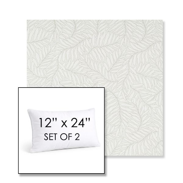 Picture of Lively Sage | Set of 2 | 12" X 24" Sunbrella Outdoor Throw Pillows with Premium Inserts