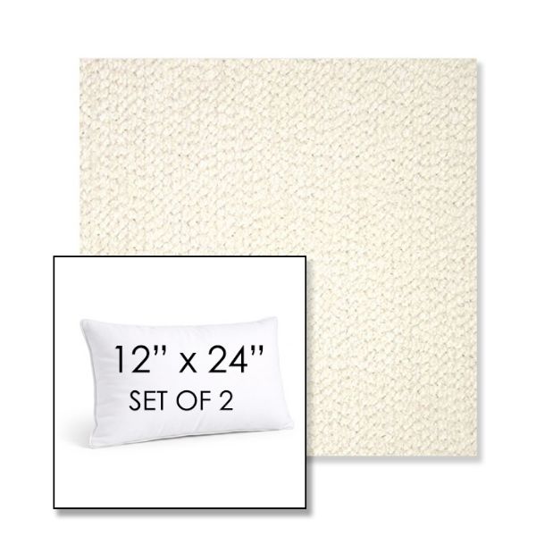 Picture of Margo Snow | Set of 2 | 12" X 24" Sunbrella Outdoor Throw Pillows with Premium Inserts