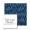 Picture of Mountains Lagoon | Set of 2 | 12" X 24" Sunbrella Outdoor Throw Pillows with Premium Inserts