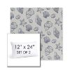 Picture of Nantucket Atlantis | Set of 2 | 12" X 24" Sunbrella Outdoor Throw Pillows with Premium Inserts