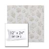 Picture of Nantucket Suntan | Set of 2 | 12" X 24" Sunbrella Outdoor Throw Pillows with Premium Inserts