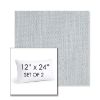 Picture of Nova Chambray | Set of 2 | 12" X 24" Sunbrella Outdoor Throw Pillows with Premium Inserts