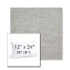 Picture of Piazza Pebble | Set of 2 | 12" X 24" Sunbrella Outdoor Throw Pillows with Premium Inserts