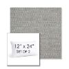 Picture of Piazza Stone | Set of 2 | 12" X 24" Sunbrella Outdoor Throw Pillows with Premium Inserts