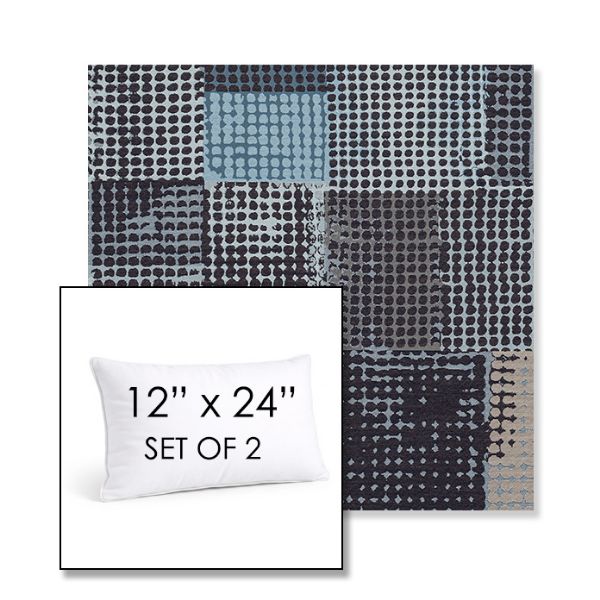 Picture of Pop Patch | Set of 2 | 12" X 24" Sunbrella Outdoor Throw Pillows with Premium Inserts