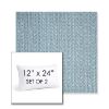 Picture of Posh Sky | Set of 2 | 12" X 24" Sunbrella Outdoor Throw Pillows with Premium Inserts